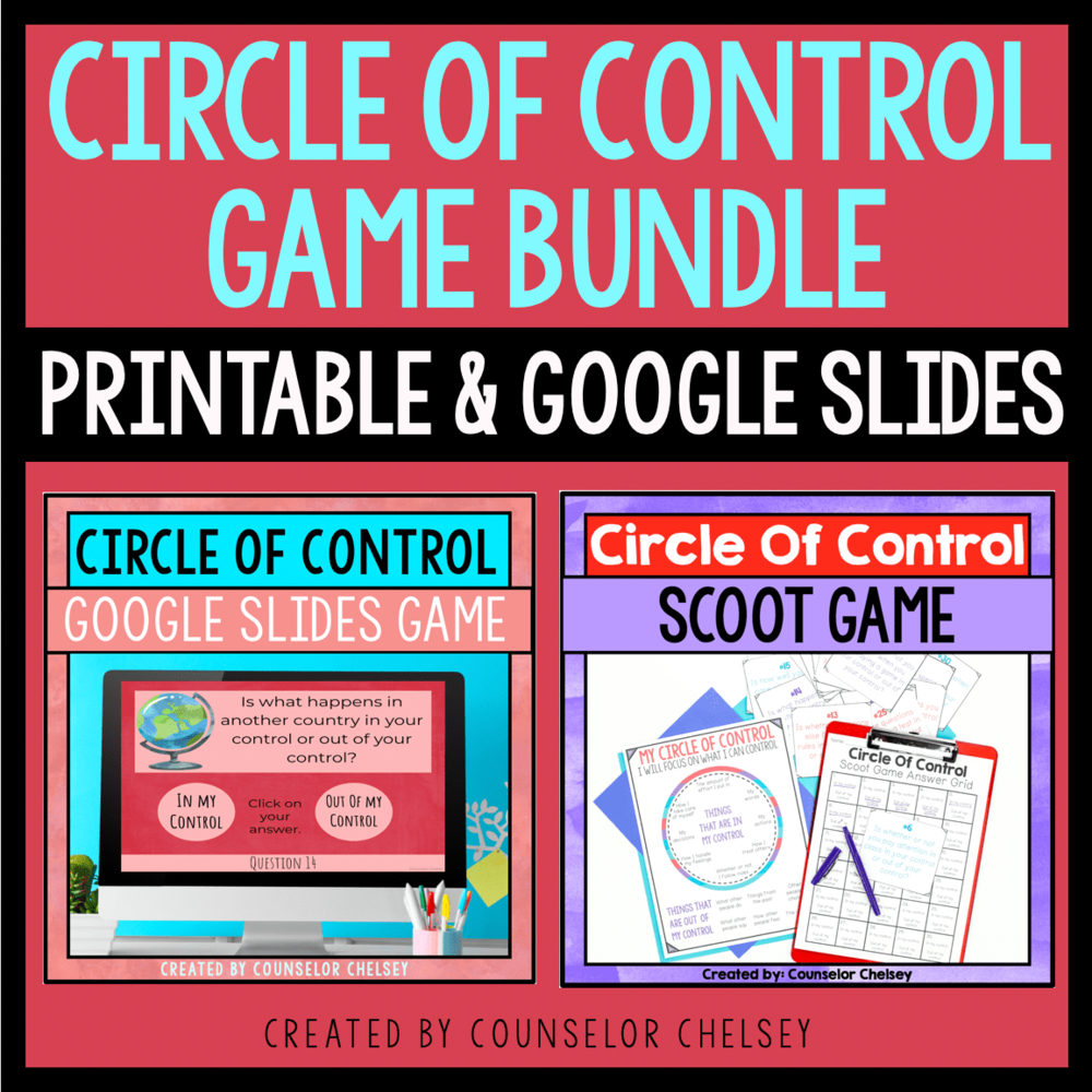 Circle Of Control Game - Printable And Google Slides Versions