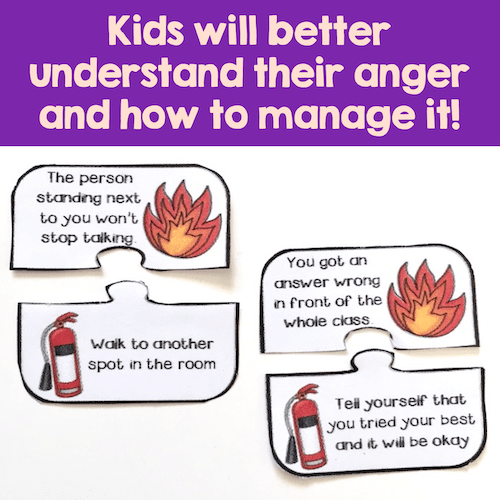 Anger Management Activities For Kids - Firefighter Themed