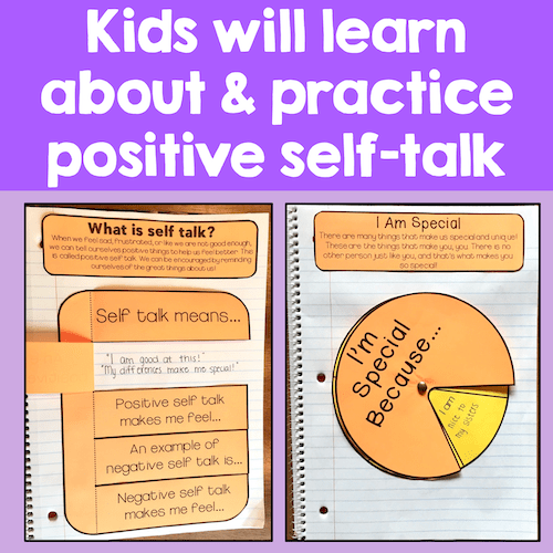 Self Esteem Interactive Notebook Activities For Kids