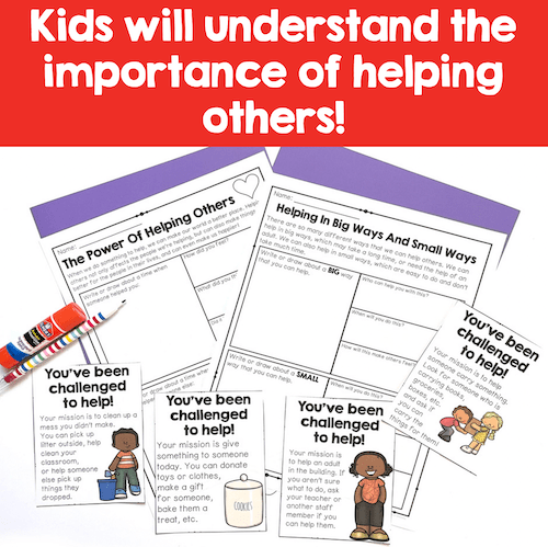 Kindness And Citizenship Read Aloud Activities - Just Help!