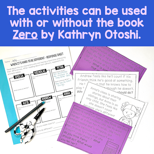 Self-Esteem Read Aloud Activities For The Book Zero