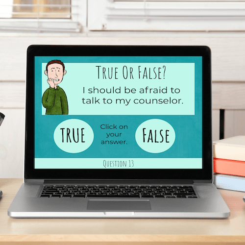 Meet The Counselor Google Slides Game - Back To School Counseling Activity