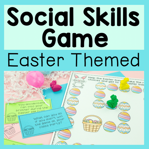 Coping Skills Activities For Kids - Easter Themed