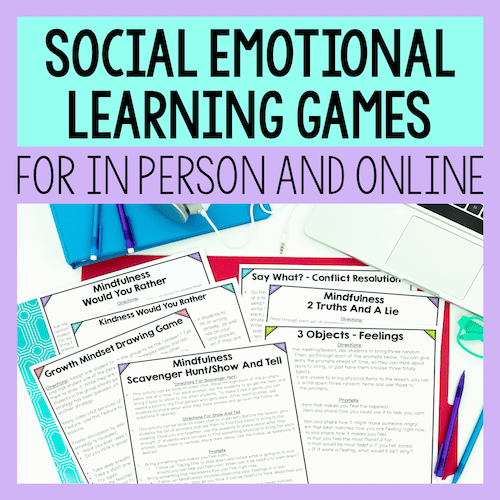 SEL Games For Virtual And In Person Lessons