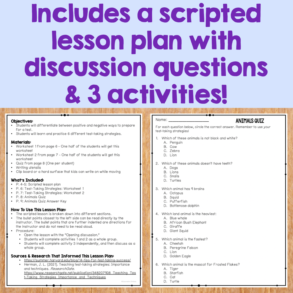 Parent Handouts For Executive Functioning & School Success