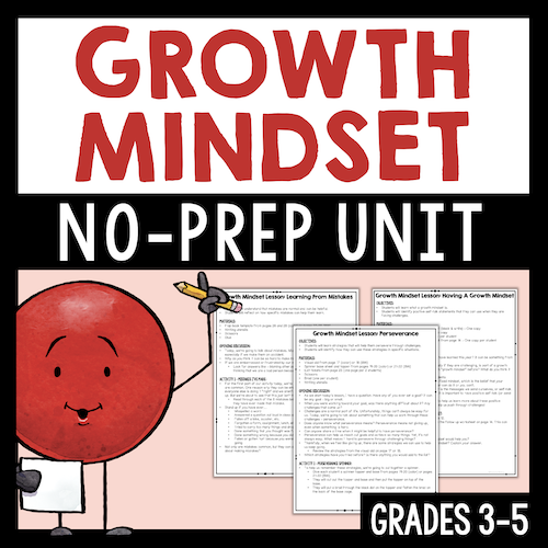 Growth Mindset Lessons & Activities For Students In Grades 3-5