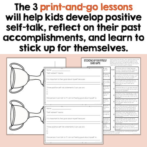 Self-Esteem Lessons & Activities For Students