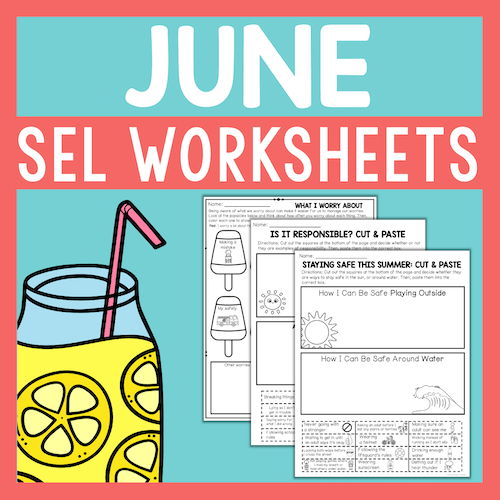 10 June Social Emotional Learning Worksheets For Kids