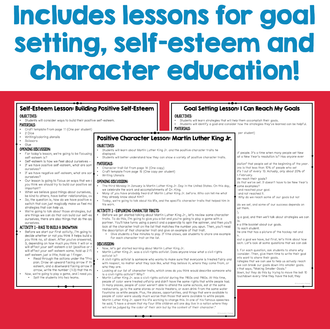 SEL No-Prep Lessons For January