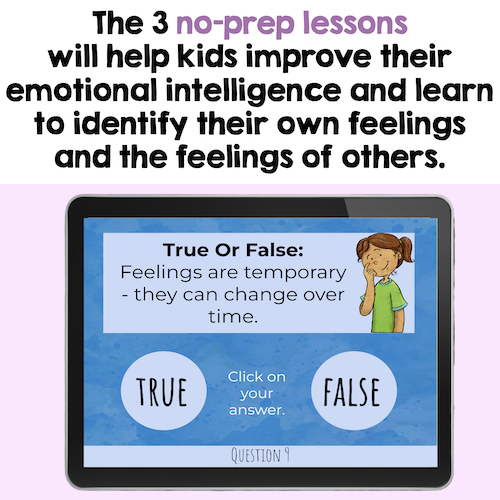 Feelings Lessons For Students