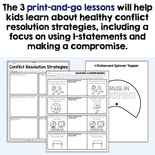 Conflict Resolution Lessons For Kids In Grades K-2