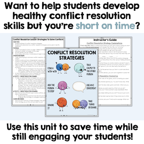 Conflict Resolution Lessons For Students
