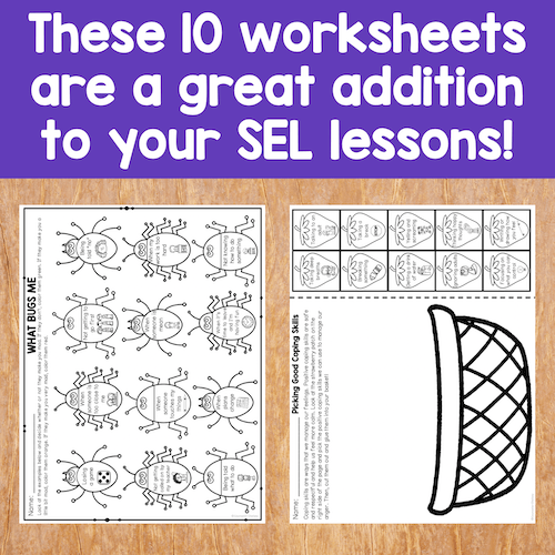 May SEL Worksheets For Kids