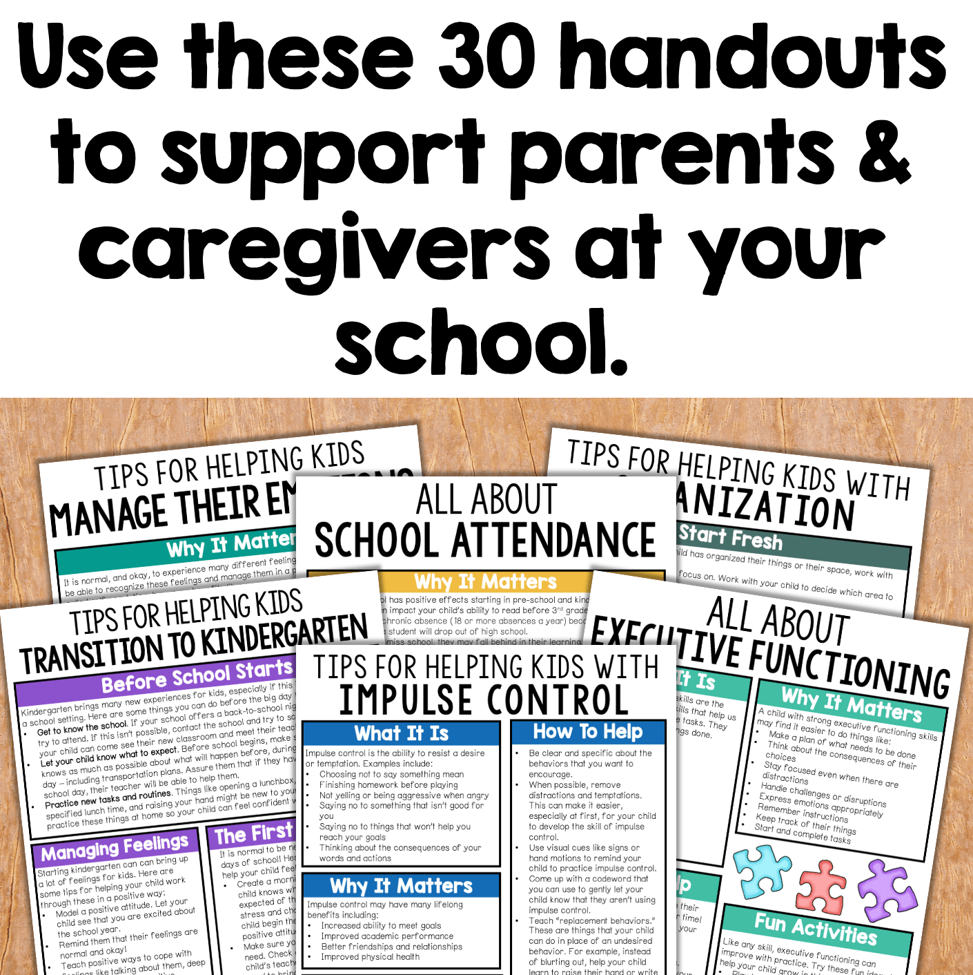 SEL Family Handout Bundle