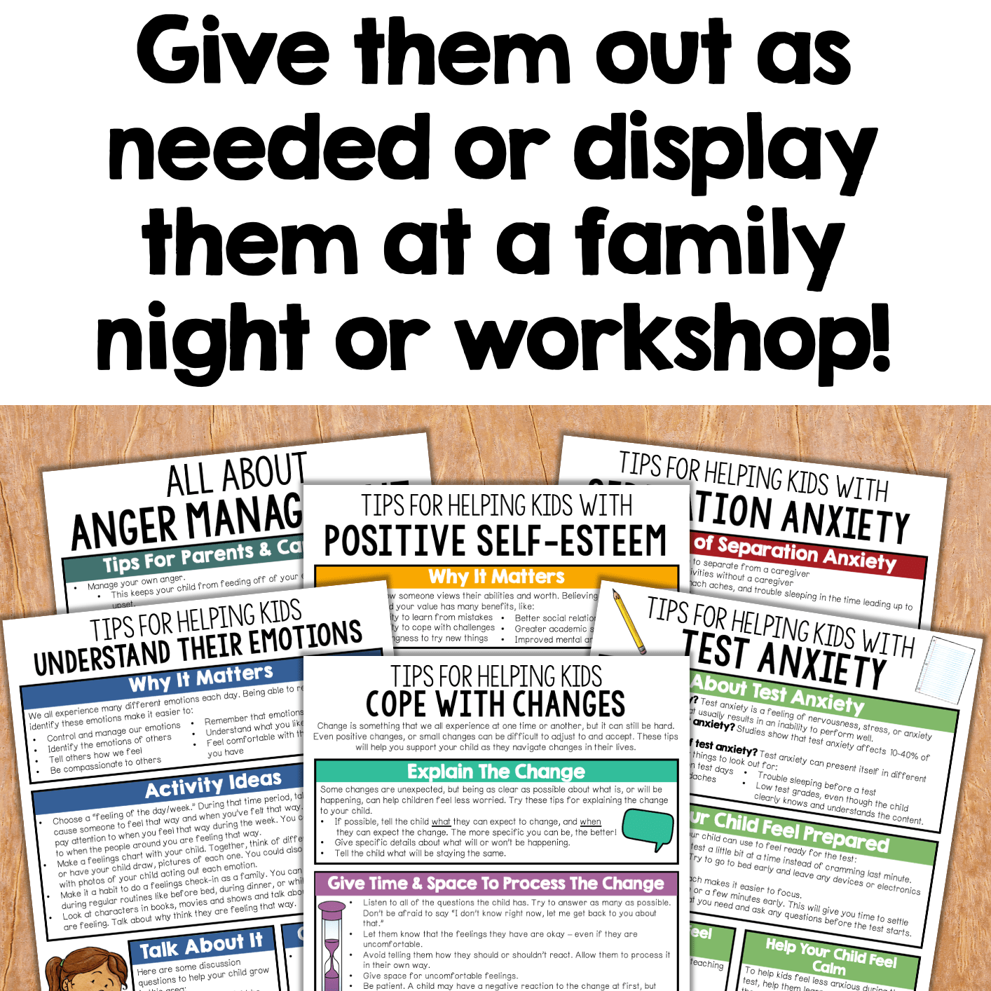 SEL Family Handout Bundle