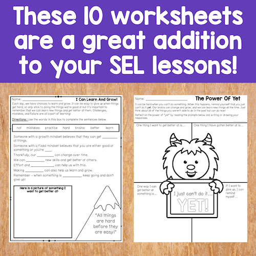 10 January-Themed SEL Worksheets For Kids