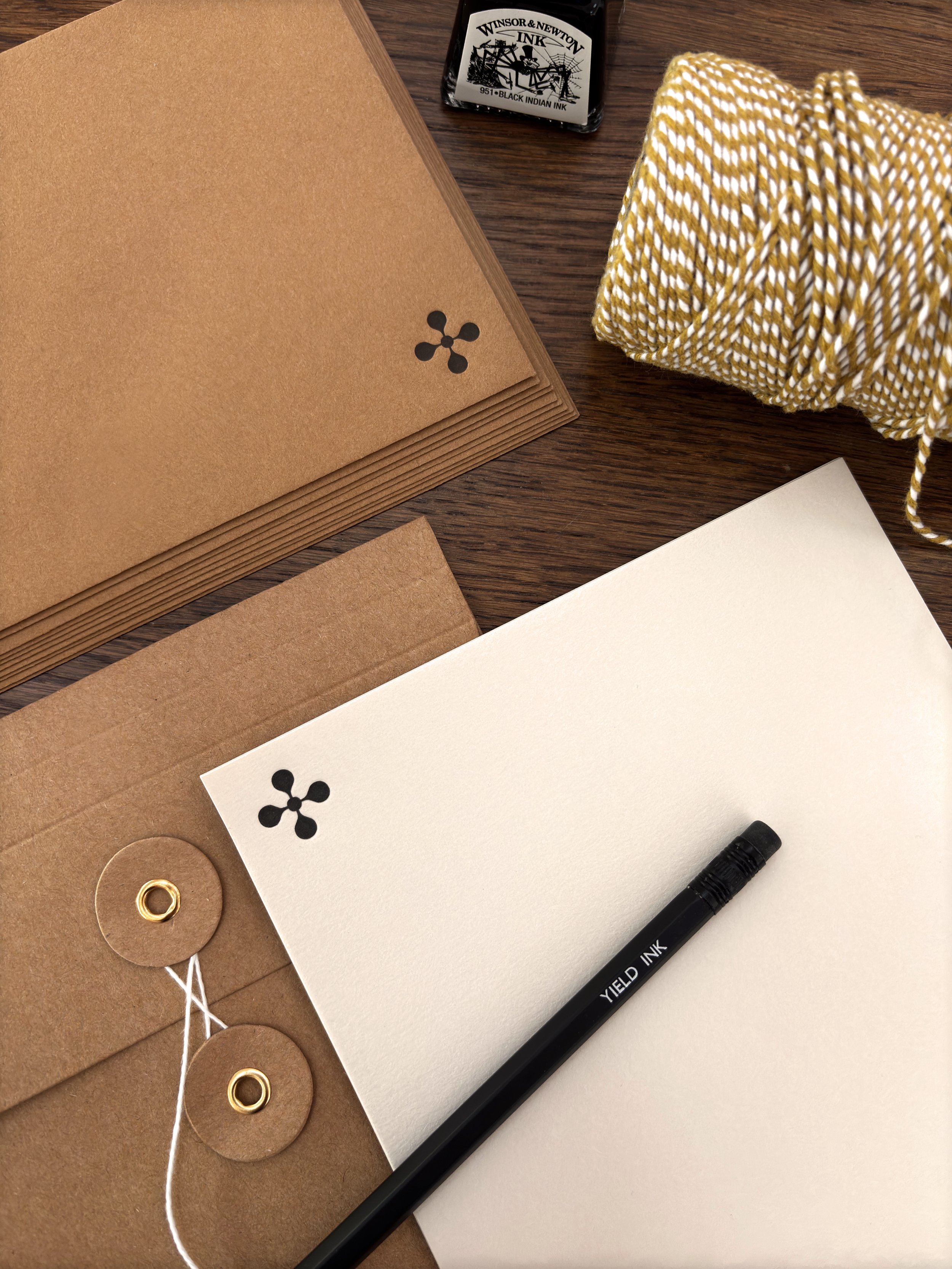 Yield Ink Spoke Notepaper Set 01.jpg