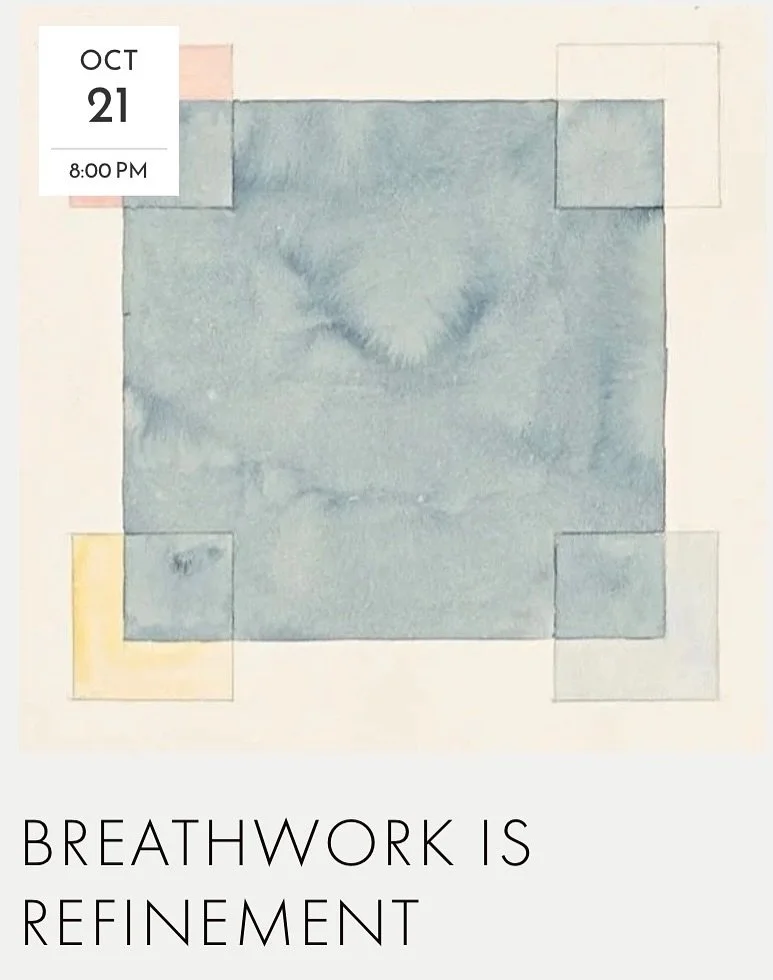 Is there a better season to practice Breathwork than Autumn? A season governed by the lungs. A season that holds the intention of refinement, of letting go and getting down to what is essential, what is precious. In this group we&rsquo;ll use the act