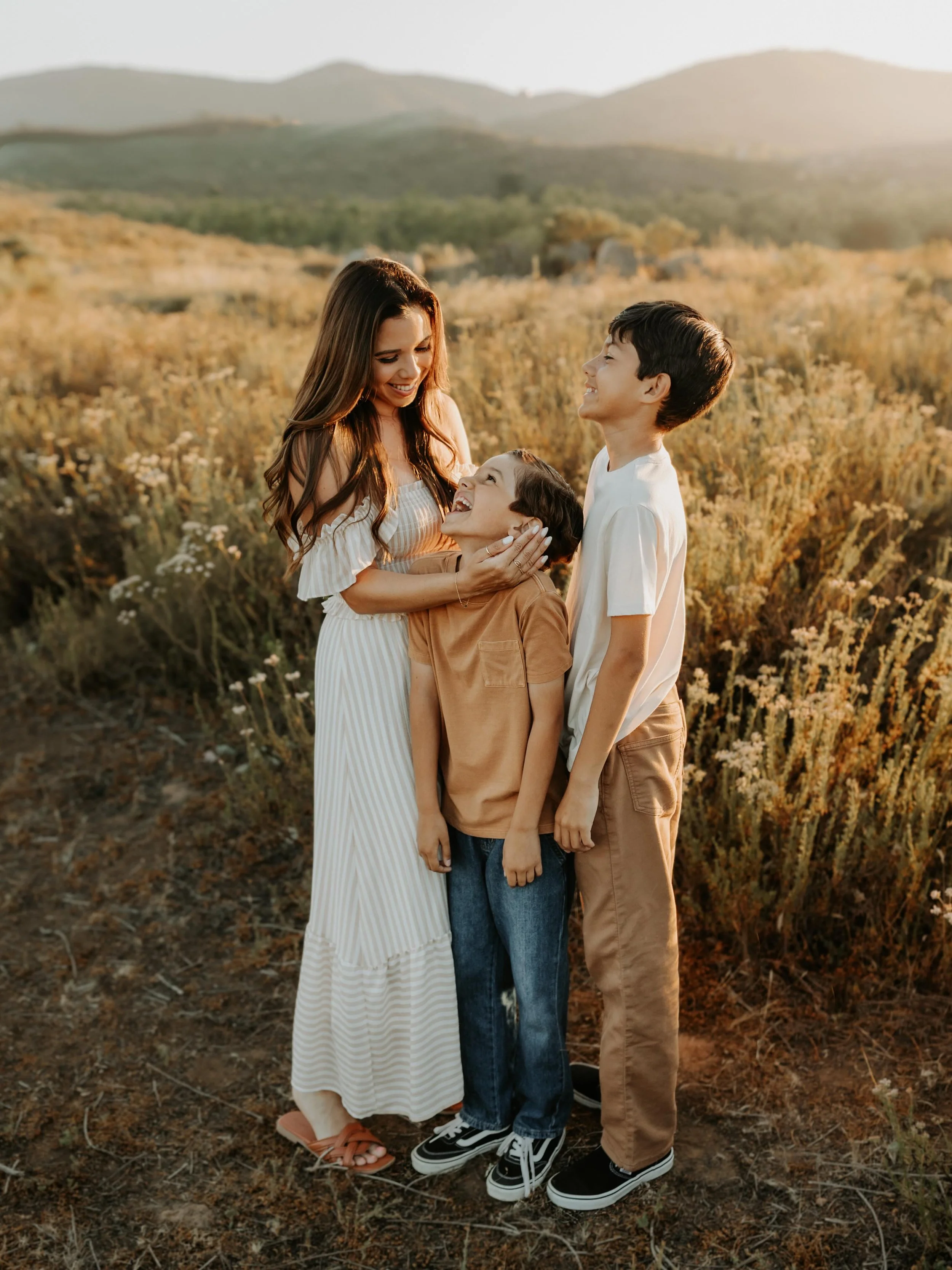 Just me and my boys 🤍 Holding onto these days a little tighter because they&rsquo;re growing way too fast. My oldest is almost as tall as me! 😫