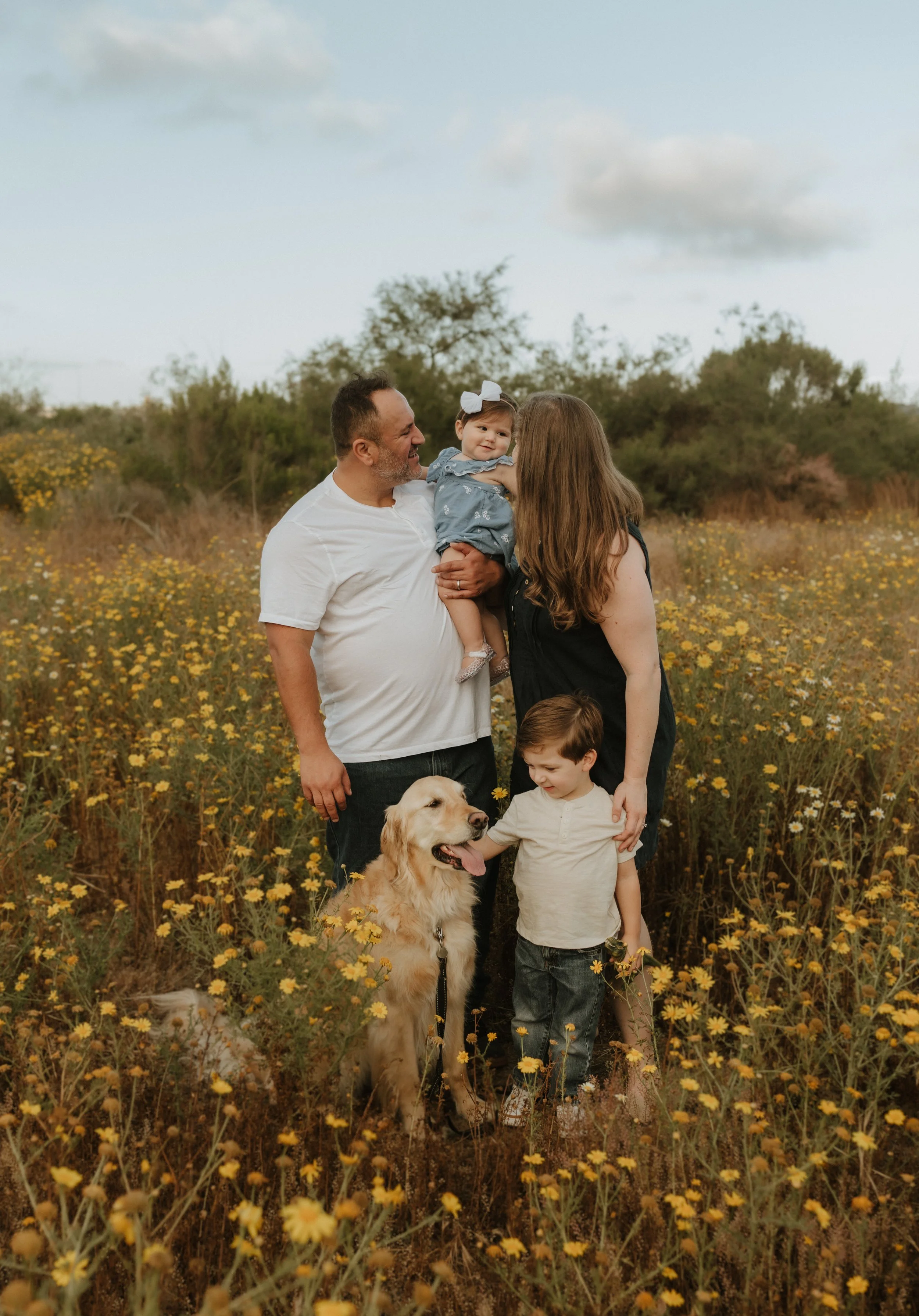 A Dreamy Wildflower Family Session | San Diego Family Photographer