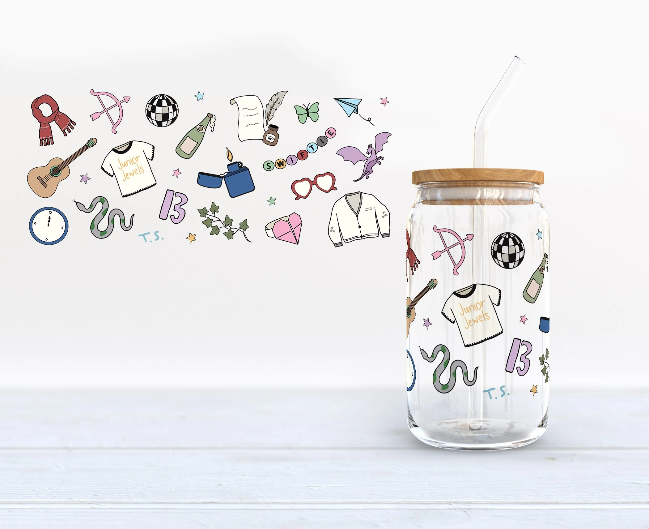 Taylor Swift Can Glass