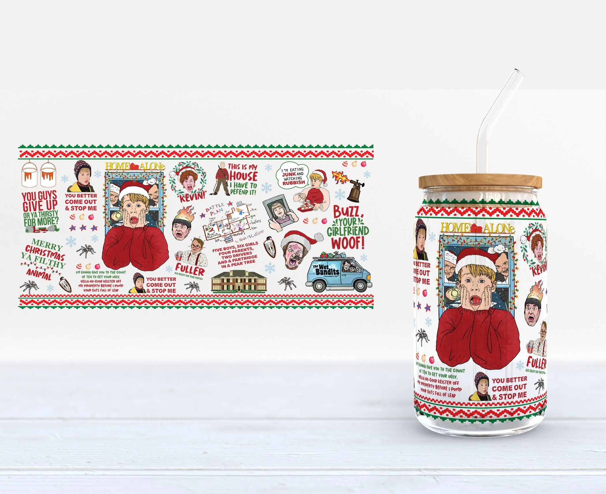 Home Alone Can Glass