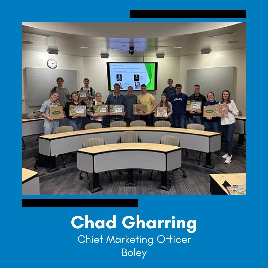 We have recently heard from some of the best speakers in the Marketing Lab! Chad Gharring, the CMO of Boley, shared some incredible insights regarding the research and skills that go into having an amazing competitive advantage. Thanks, Chad!