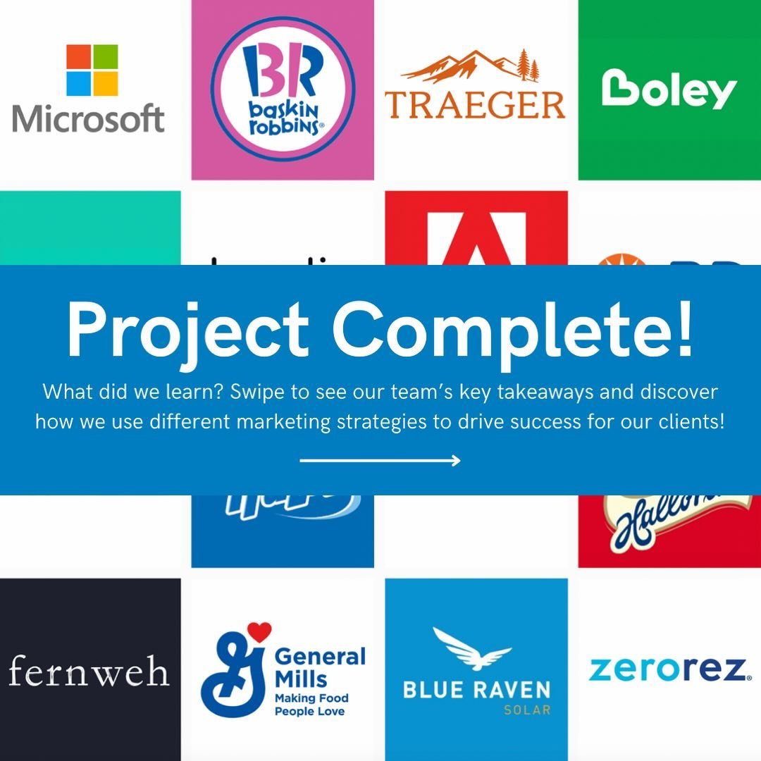 Another successful project is in the books for the lab! Swipe to discover our consultants&rsquo; key takeaways and insights from this journey. #byumarketinglab #byumarketing #byu