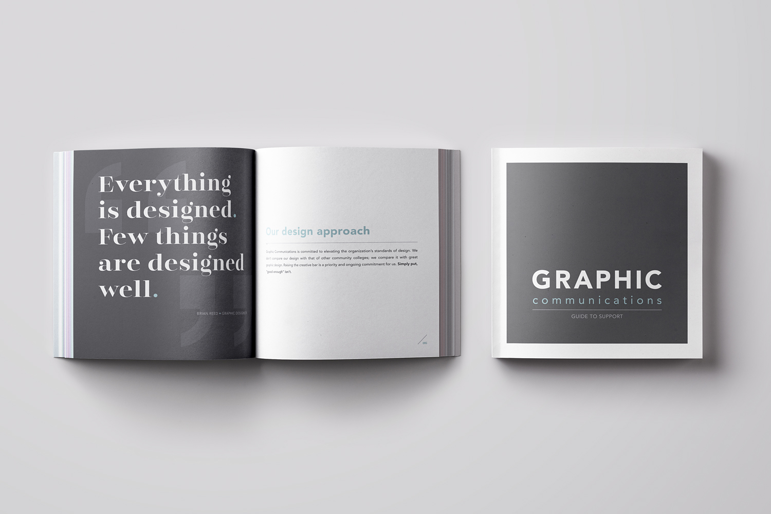 Departmental support guide, Rancho Santiago Community College District copywriting, art direction, design