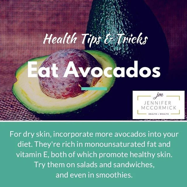 #EatAvocados is #1️⃣2️⃣ in our Holistic Health and Wellness Tips &amp; Tricks series! ✅📝📌 💦
Incorporating more avocados in your diet is something your skin will be graciously thankful of! 😉 💦
Avocados promote healthy skin as they are packed with