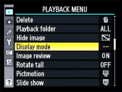Figure 1 : Display Mode