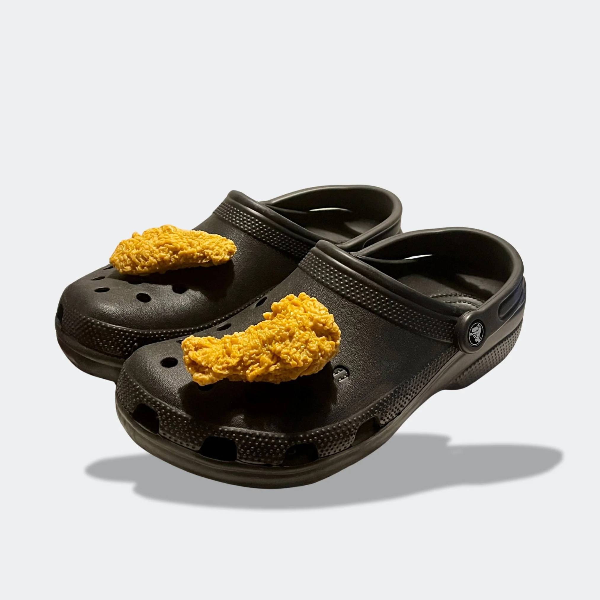 Handcrafted Fried Chicken Shoe Charm - Fun and Realistic Food Charm for footwear