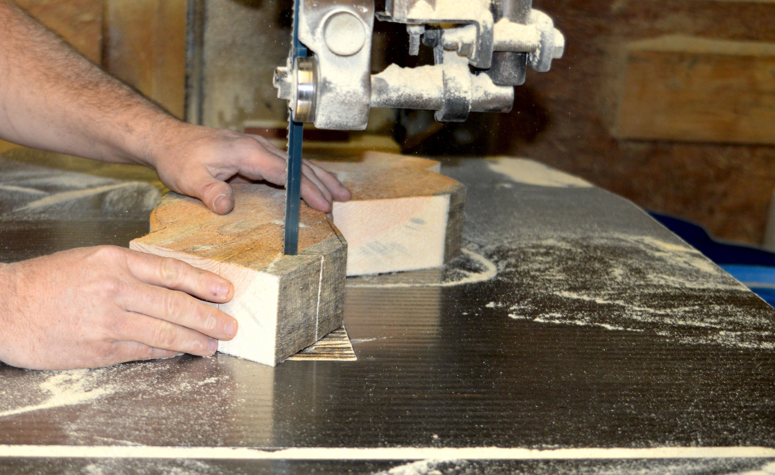 1.pre triming wood block for saw.jpg