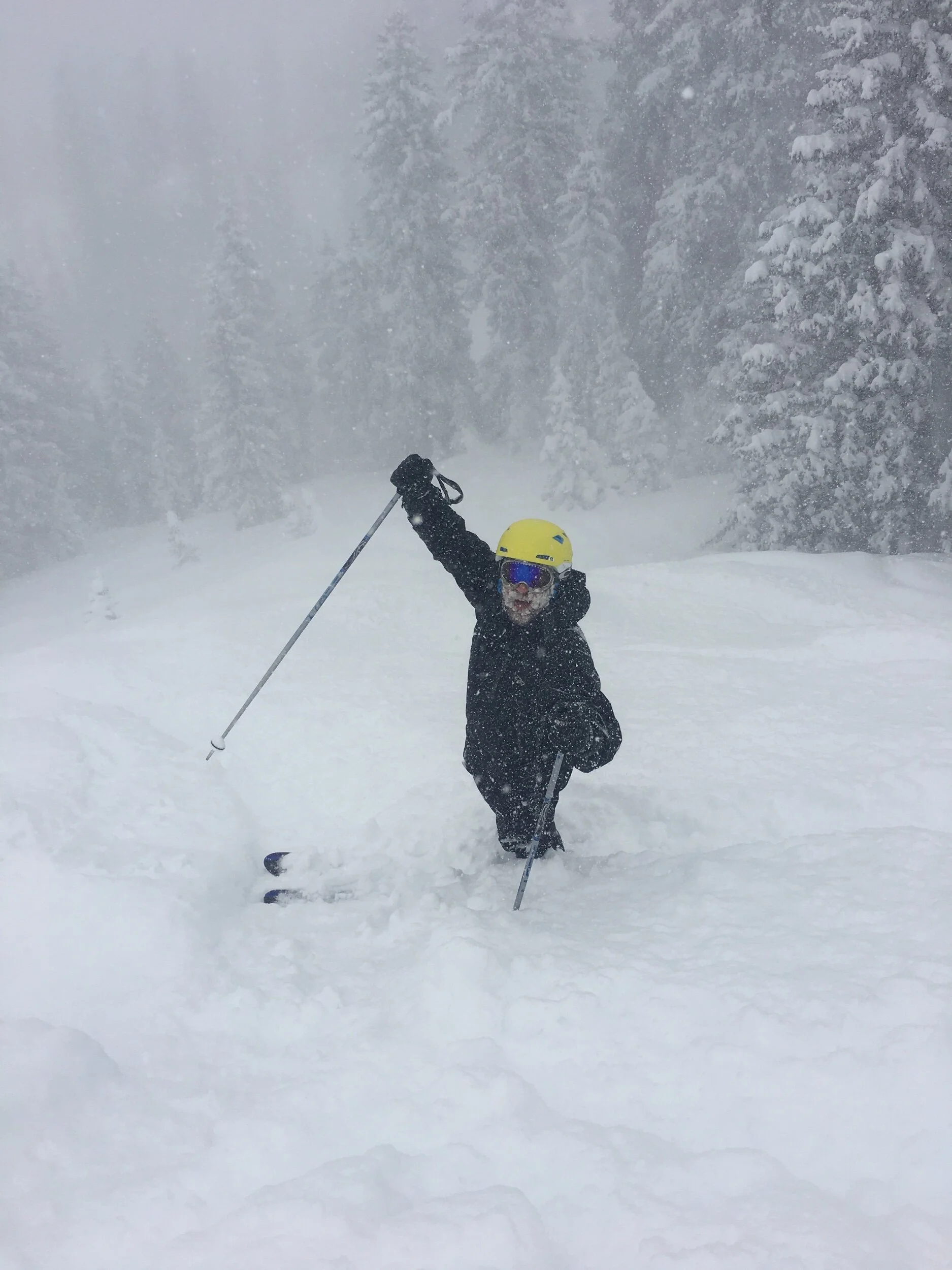 Back country skiing in Utah