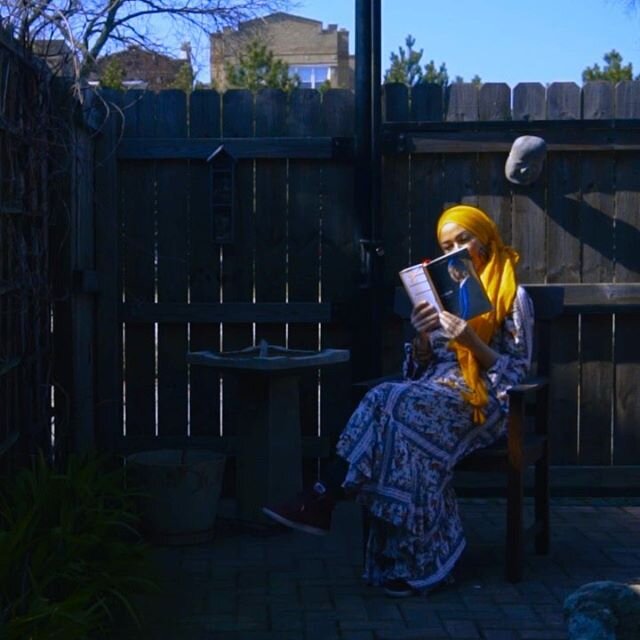 I was asked to create a short dance video from the word &lsquo;READ&rsquo; for @lapaloyac, an arts organization in Kuwait 🇰🇼 .  I immediately knew what book 📖 I&rsquo;d include in my shot.  A book entitled &lsquo;Muslim Cool - Race, Religion, and 
