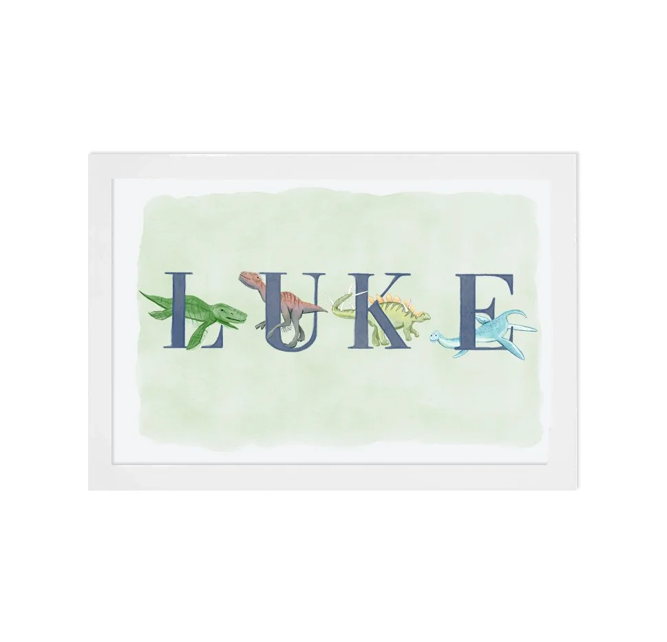 Dino Name Art