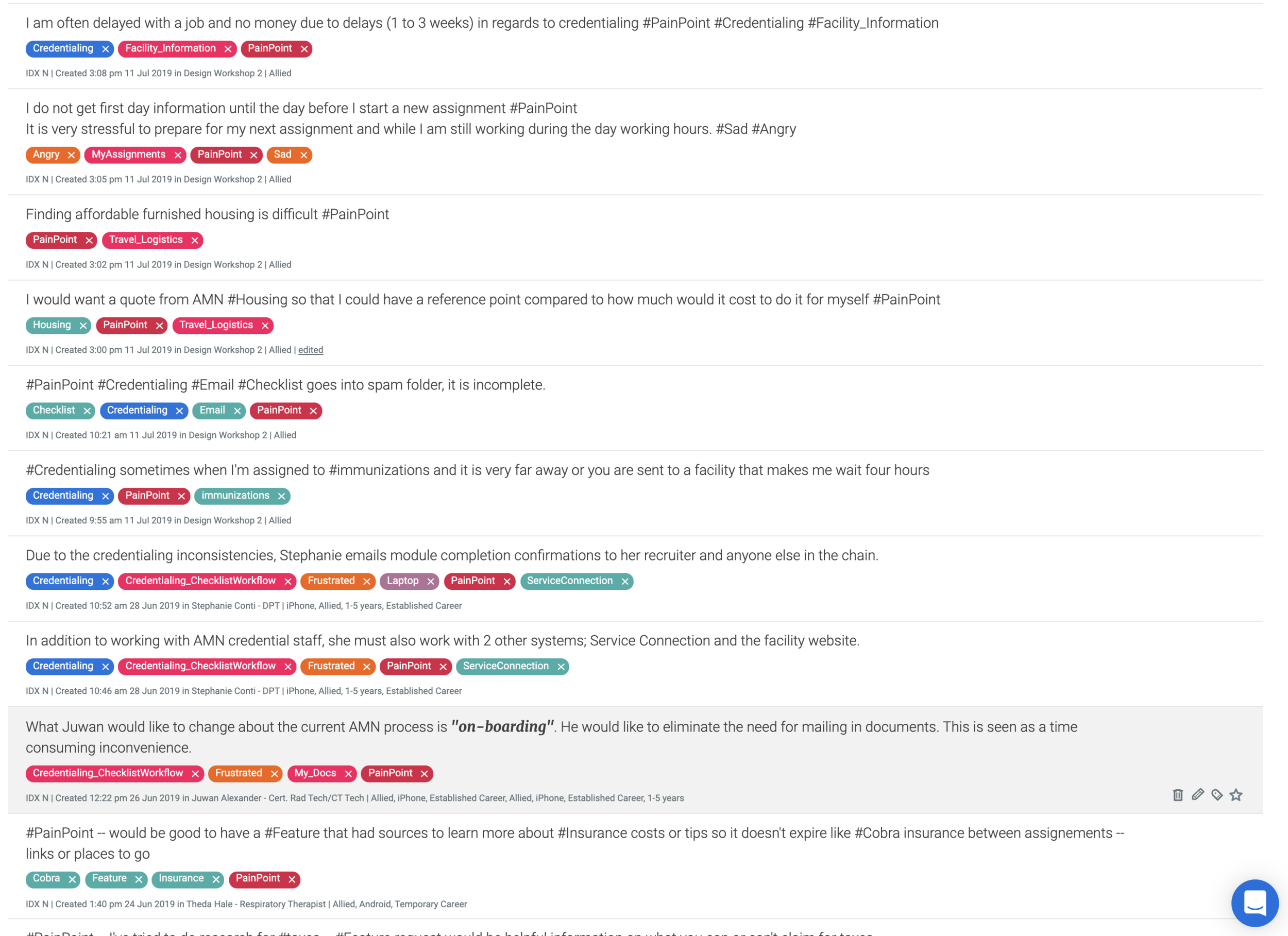 Observations: 55 Documented Pain Points