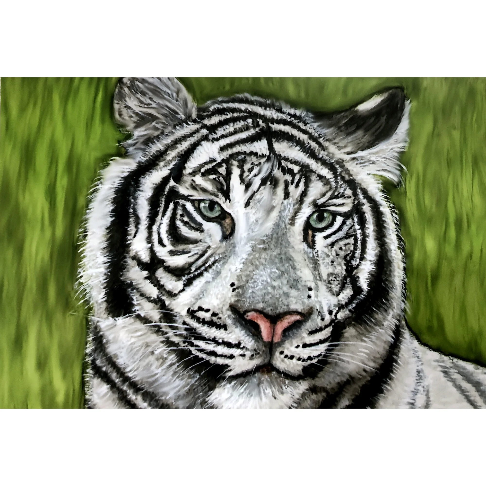 "White Bengal" Print of Painting by Marcella Chapman