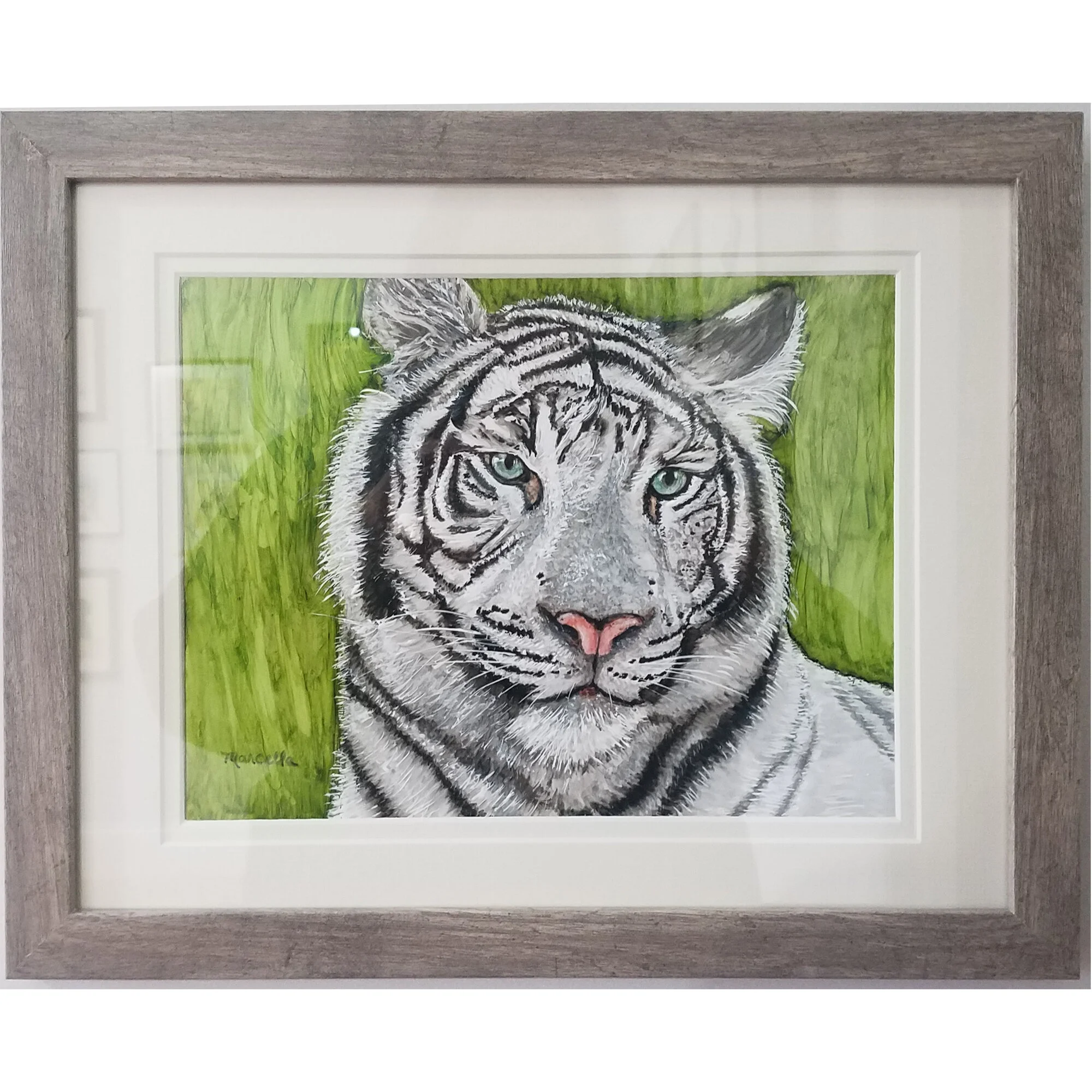 "White Bengal" Painting by Marcella Chapman