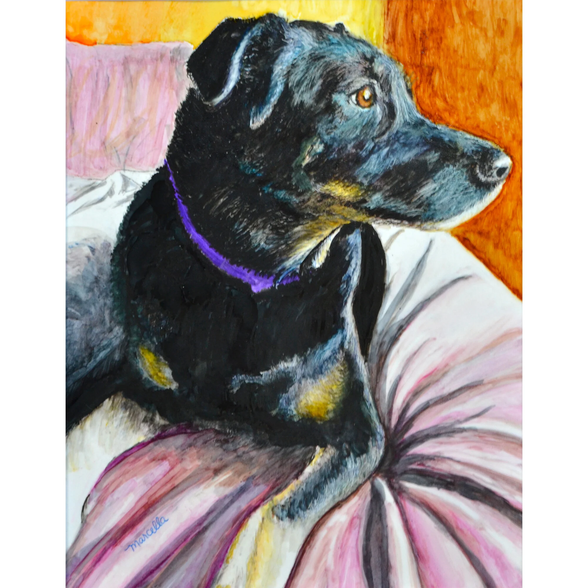 "Basking in Sunlight" Print of Painting by Marcella Chapman