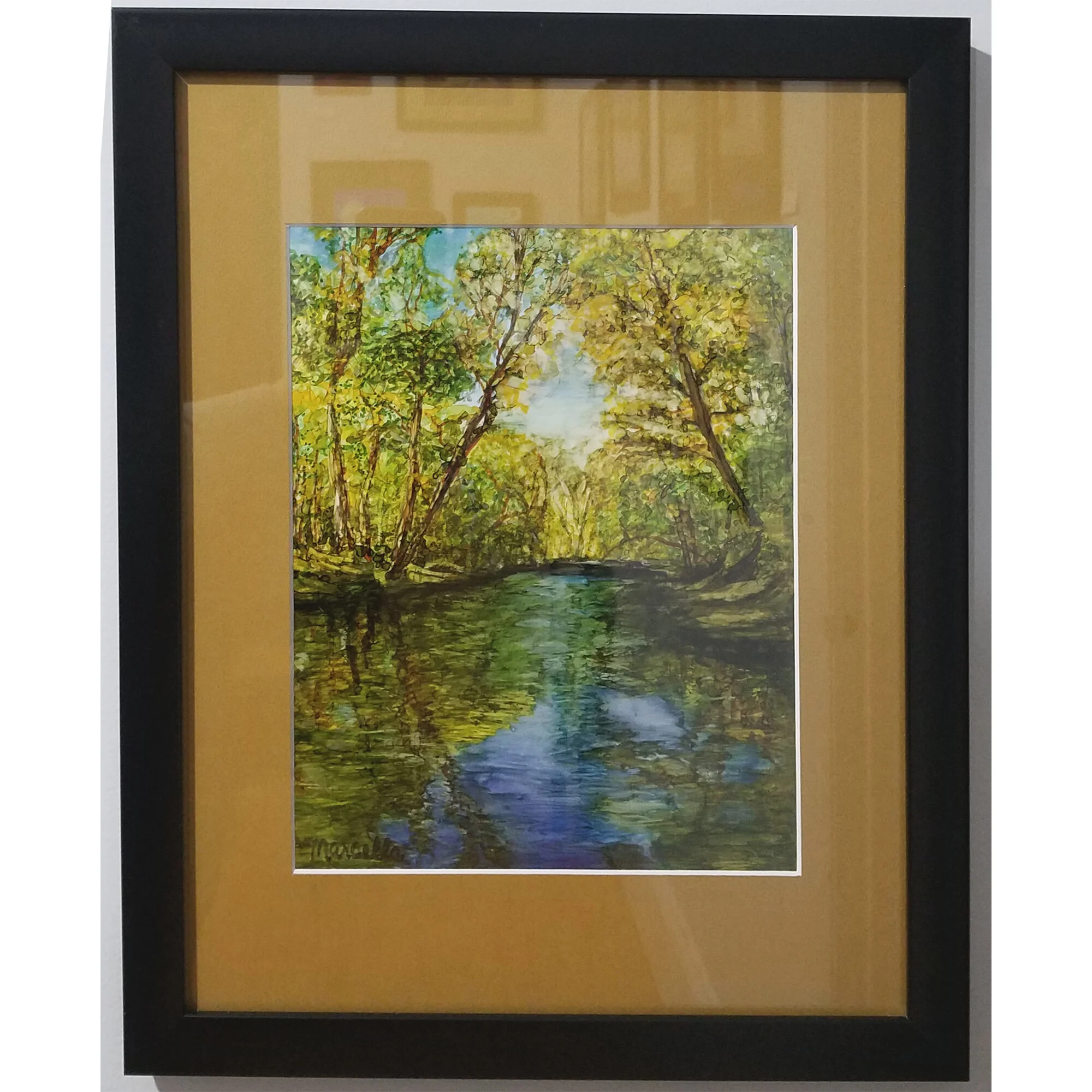 "October River Dreams" Painting by Marcella Chapman