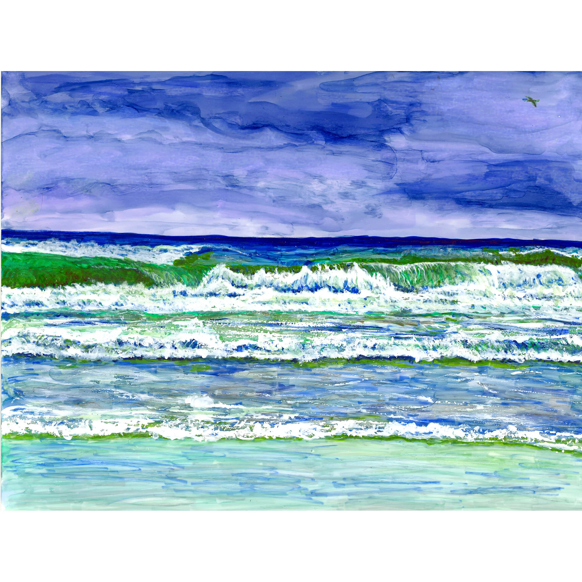 "Can't Say Goodbye" Print of Painting by Marcella Chapman