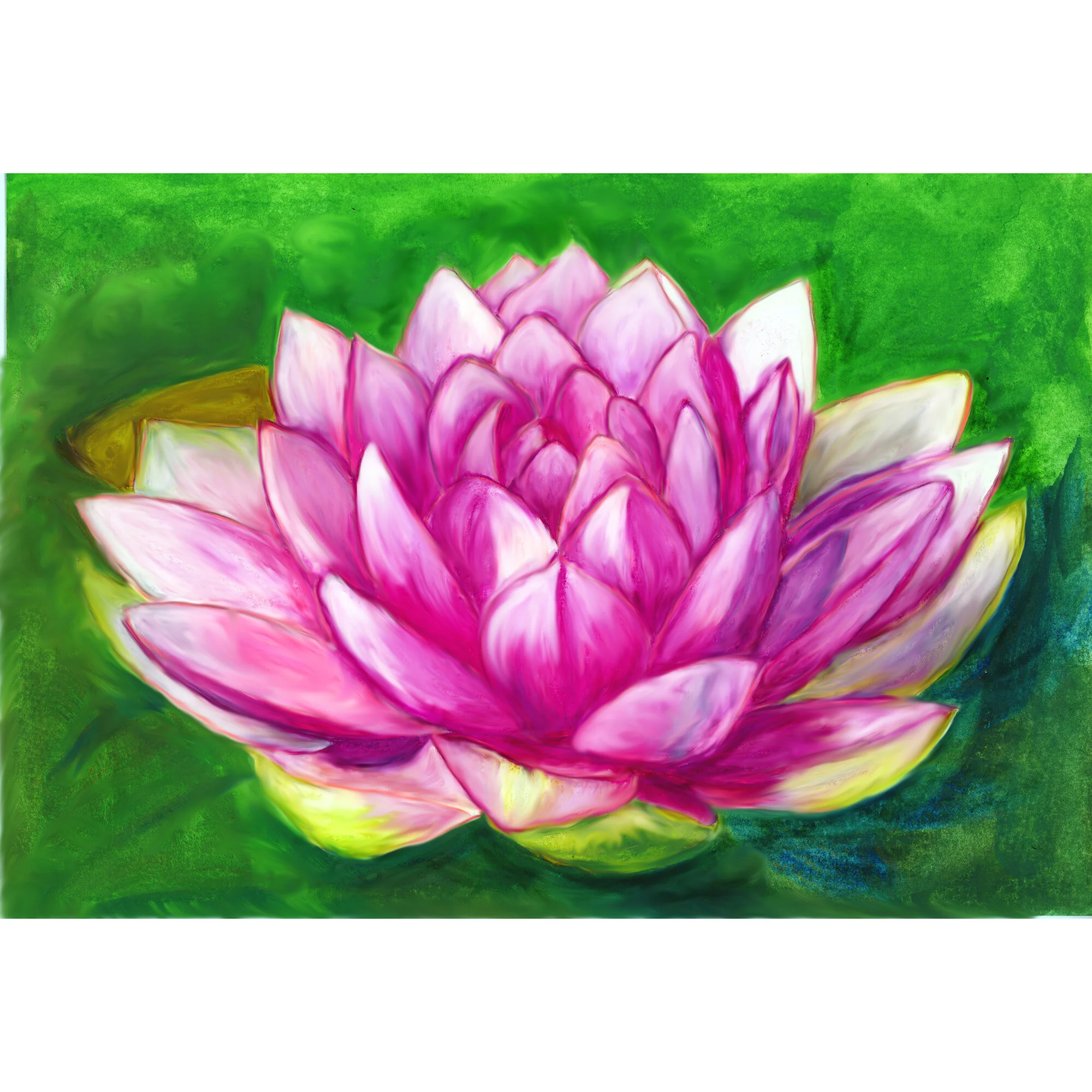 "Lotus" Print of Painting by Marcella Chapman