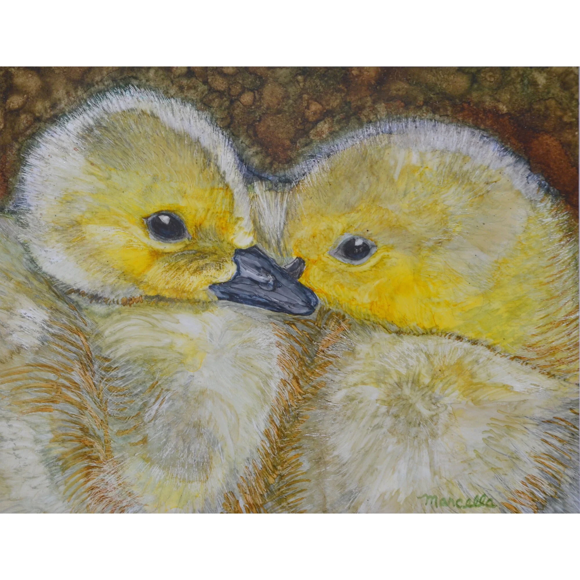 "Spring Snuggles" Print of Painting by Marcella Chapman