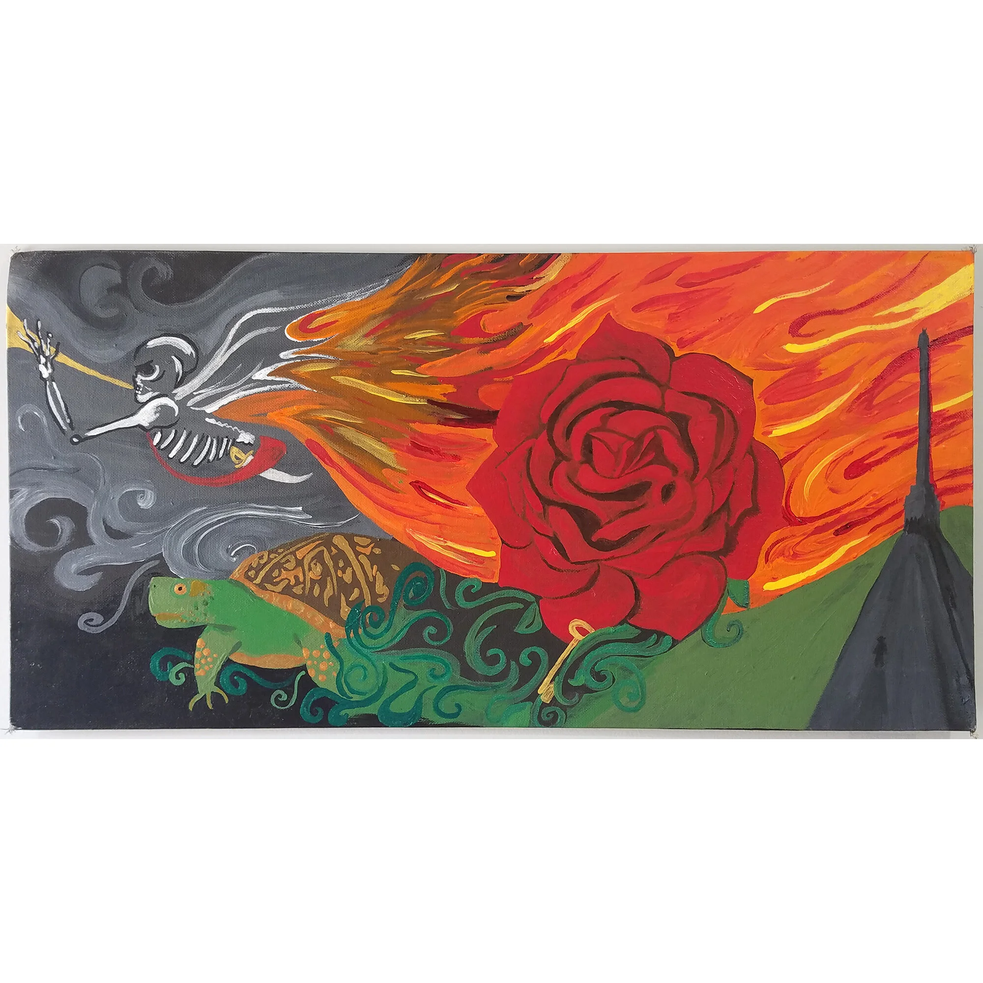 "Dark Tower I" Print of Painting by Liz Fountain