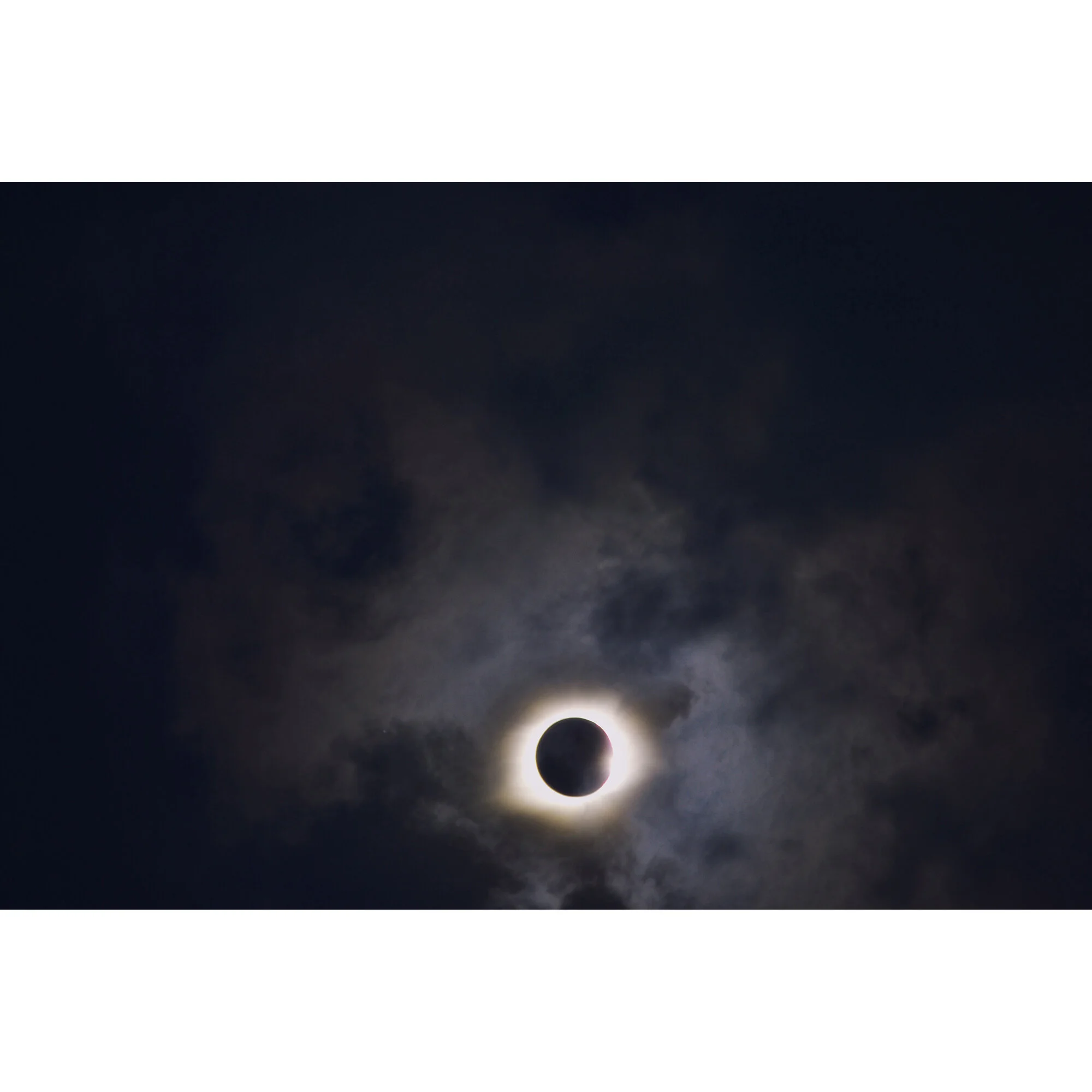 "Solar Eclipse Full Lower" Photo by Kay Phelps
