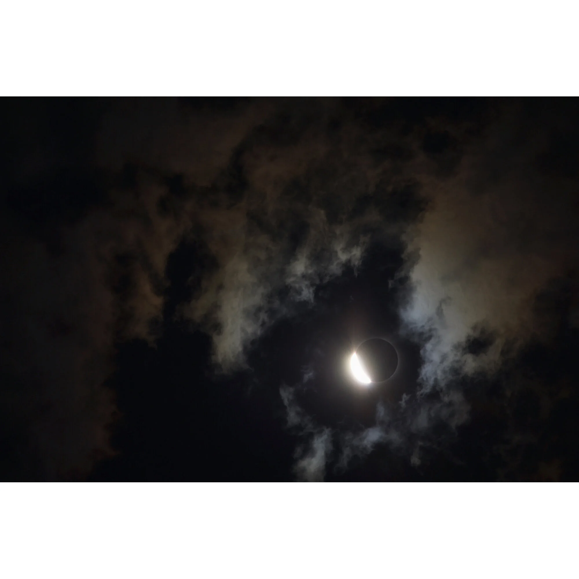 "Solar Eclipse Half Ring" Photo by Kay Phelps