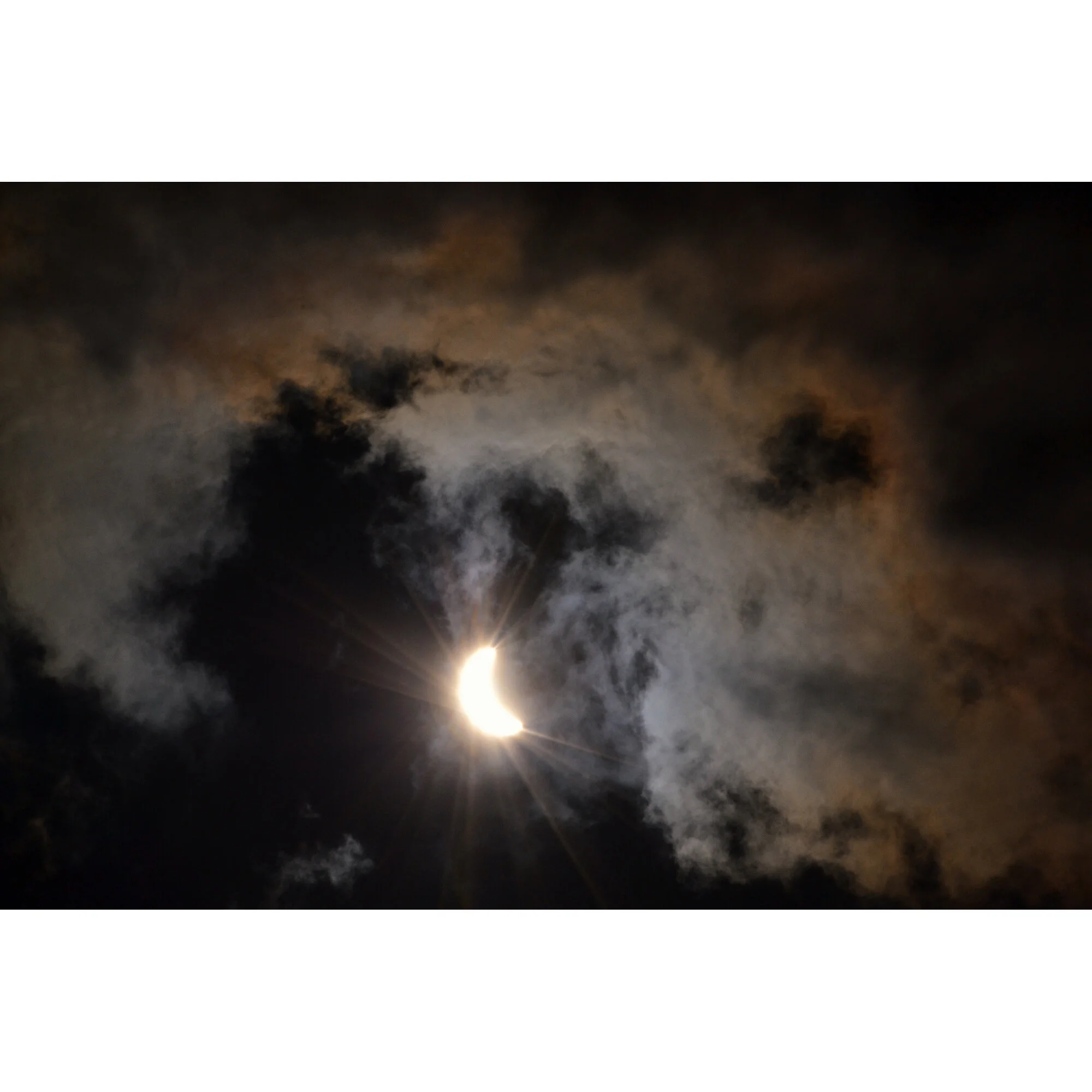 "Solar Eclipse Shining" Photo by Kay Phelps