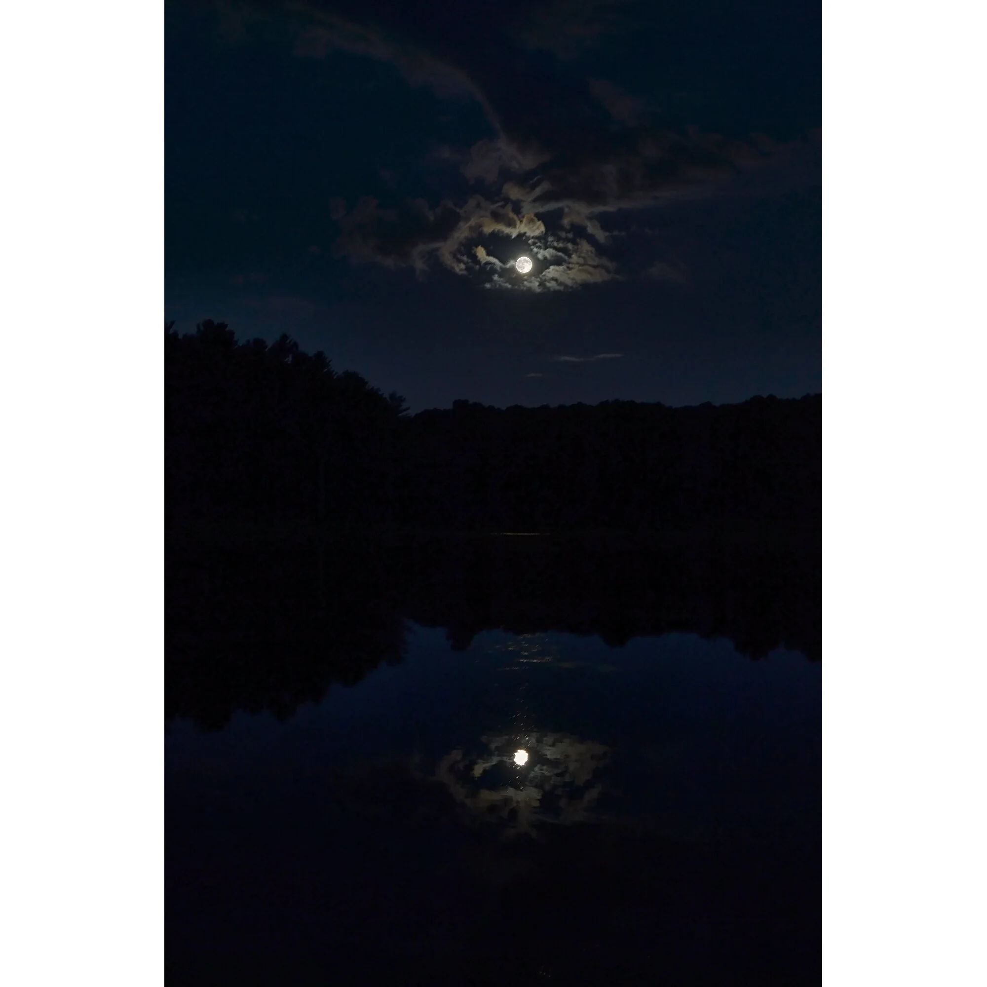 "Full Moon Reflection" Photo by Kay Phelps