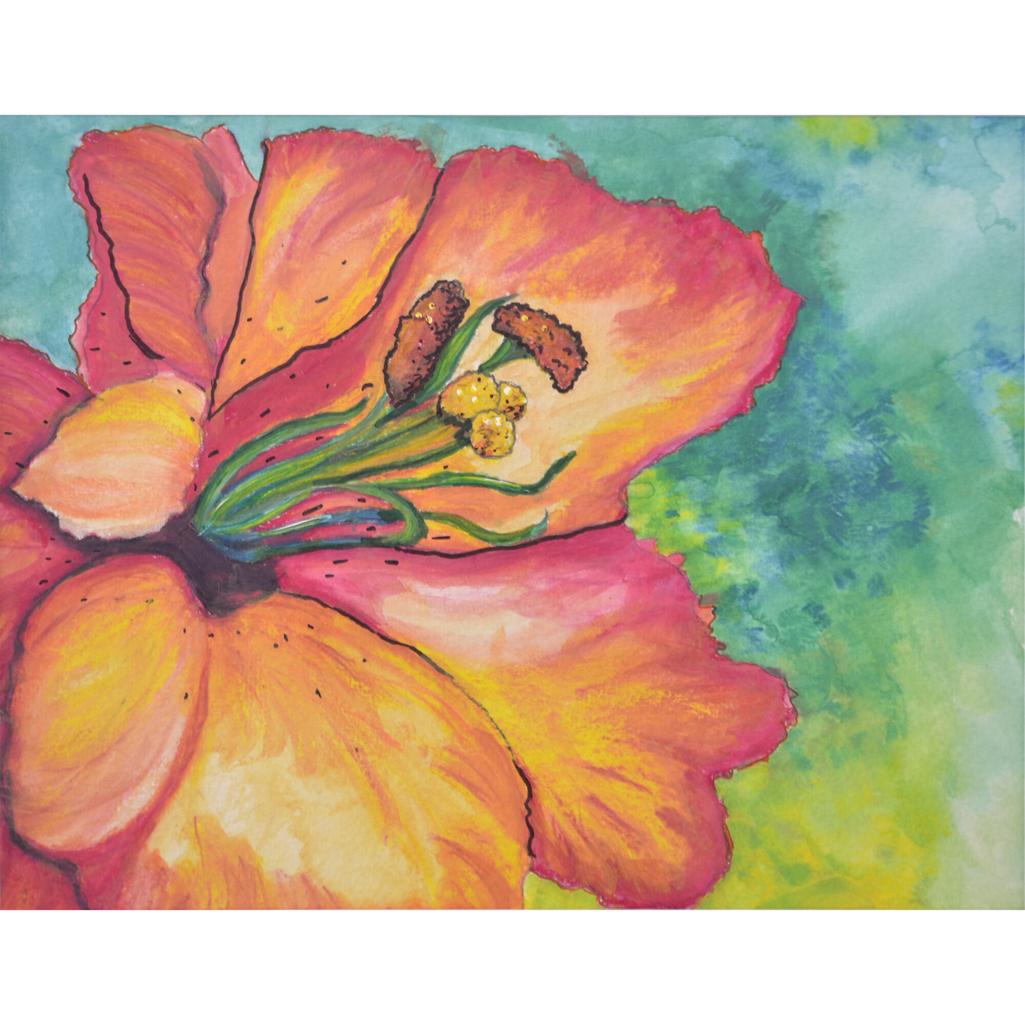 "The Lily" Print of Painting by Marcella Chapman